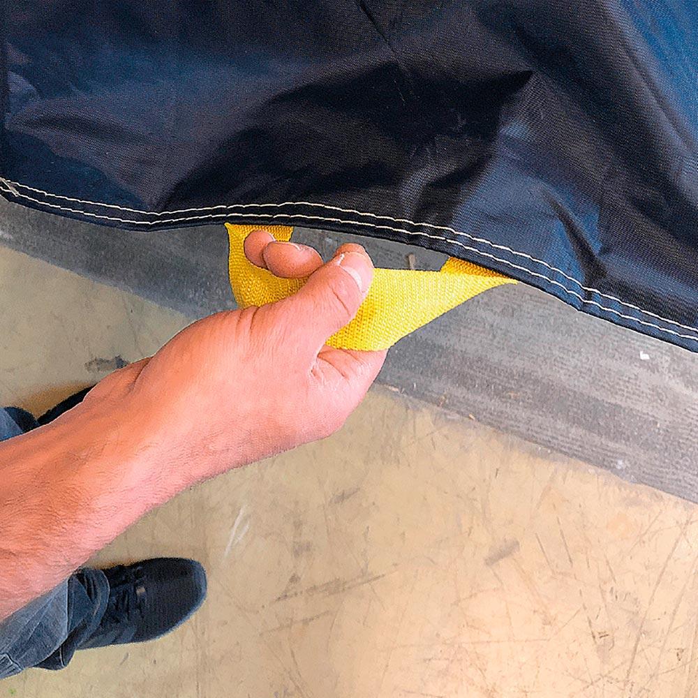 Wertstoffsack, Handwagen, Einzeltasche, 920x1020 mm, Farbe blau