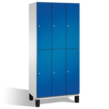Fächerschrank, Breite 120 cm, Höhe 198 cm, Tiefe 52,5 cm, 6 Fächer