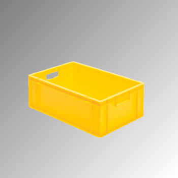 Eurobox - Eurokasten - Volumen 40 l - Boden und Wände geschlossen - 210 x 400 x 600 mm (HxBxT) - VE 2 Stk. - GRÜN (Beispielabbildung in gelb)