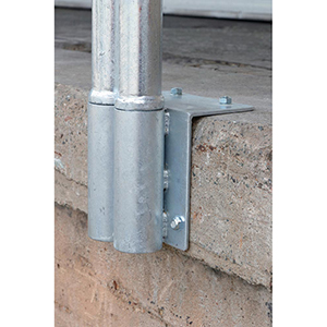 Montagehülse mit zwei Aufnahmen, verzinkt