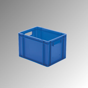 Eurobox - Eurokasten - Volumen 24 l - Boden geschlossen, Wände durchbrochen - 270 x 300 x 400 mm (HxBxT) - VE 4 Stk. - ROT (Beispielabbildung in blau)