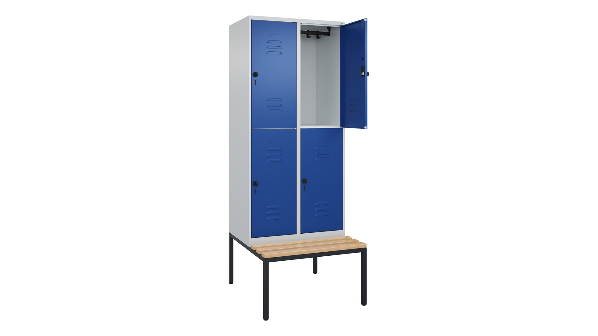 Fächerschrank, Breite 80 cm, Höhe 212 cm, Tiefe 50 cm,  Fächer