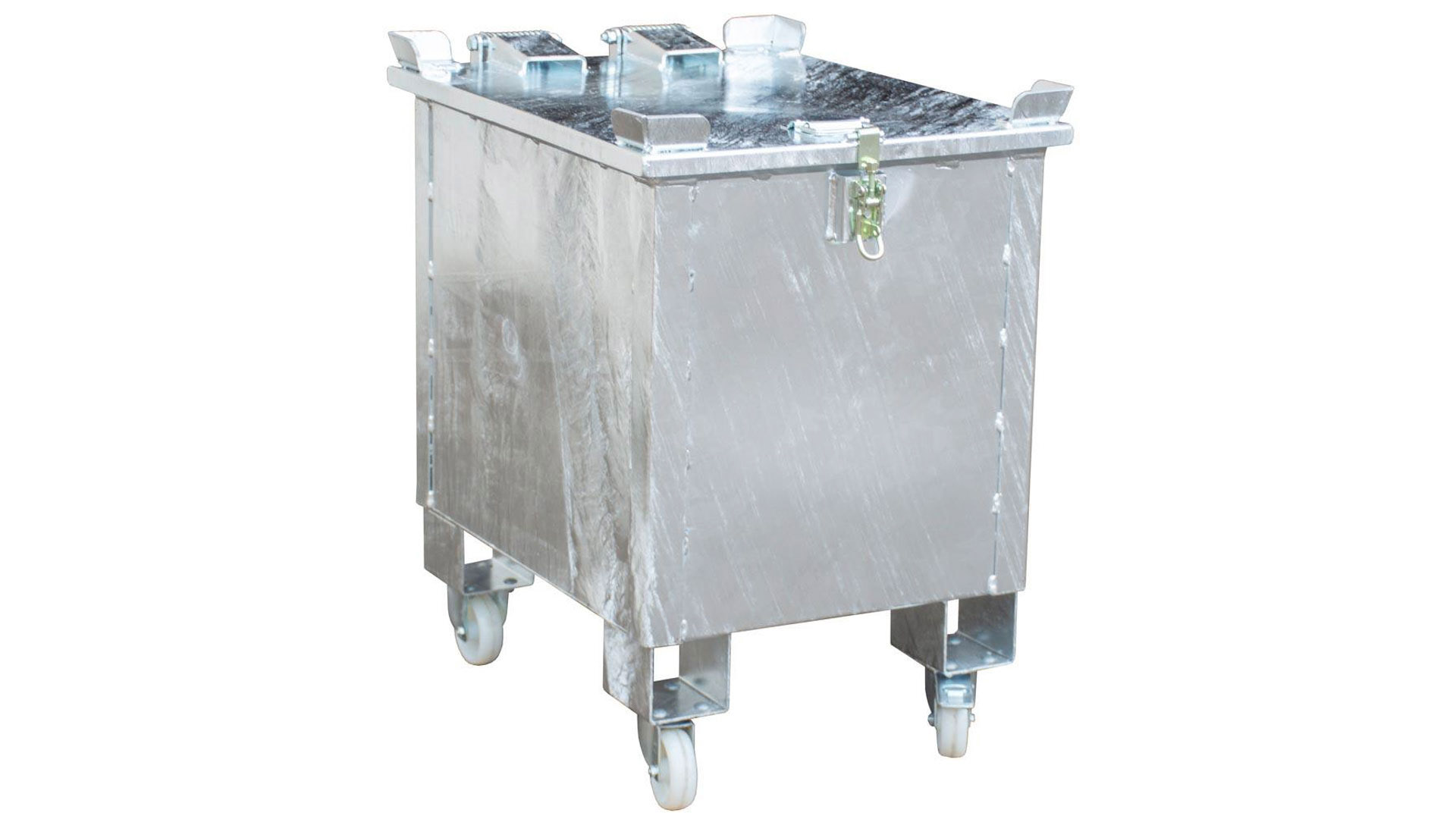 Lithium-Ionen-Lagerbehälter, 90 Liter, verzinkt, BxTxH 800x600x750 mm