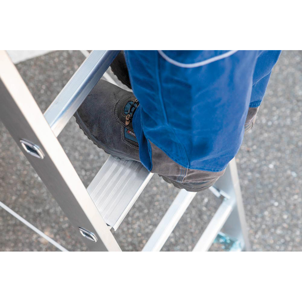 Stufenmodul für Sprossenleitern aus Alumium und GFK, Länge 356 mm