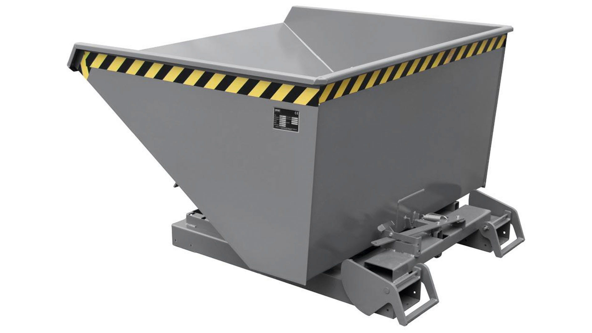 Muldenkippbehälter, automatisch