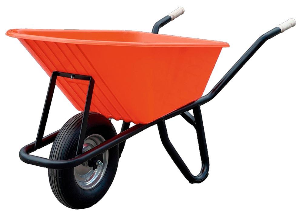 Schubkarre 100 Liter, Mulde Kunststoff