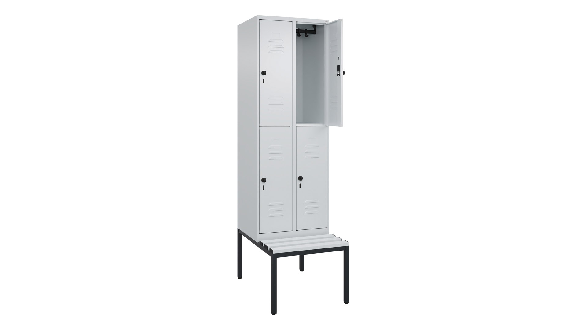 Fächerschrank, Breite 60 cm, Höhe 212 cm, Tiefe 50 cm,  Fächer