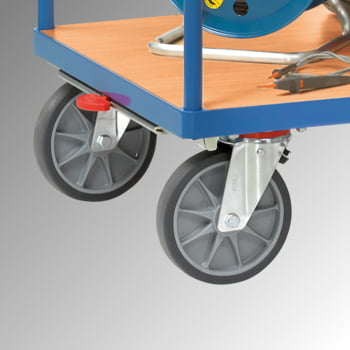 Fetra - Doppel-Stirnwandwagen - 600 kg Traglast - (BxT) 700 x 1.000 mm - Holzwände