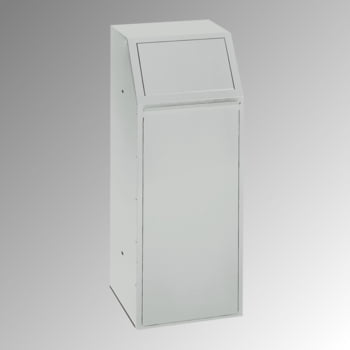 Selbstschließender Wertstoffsammler mit Klapptüre