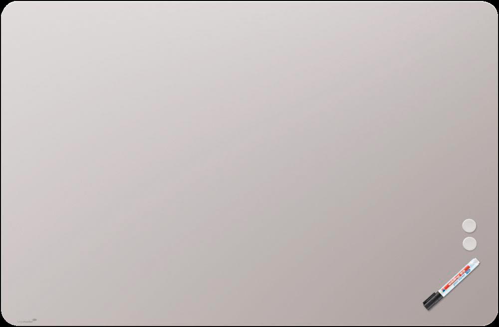 Glasboard, BxH 1200x900 mm, warm grey