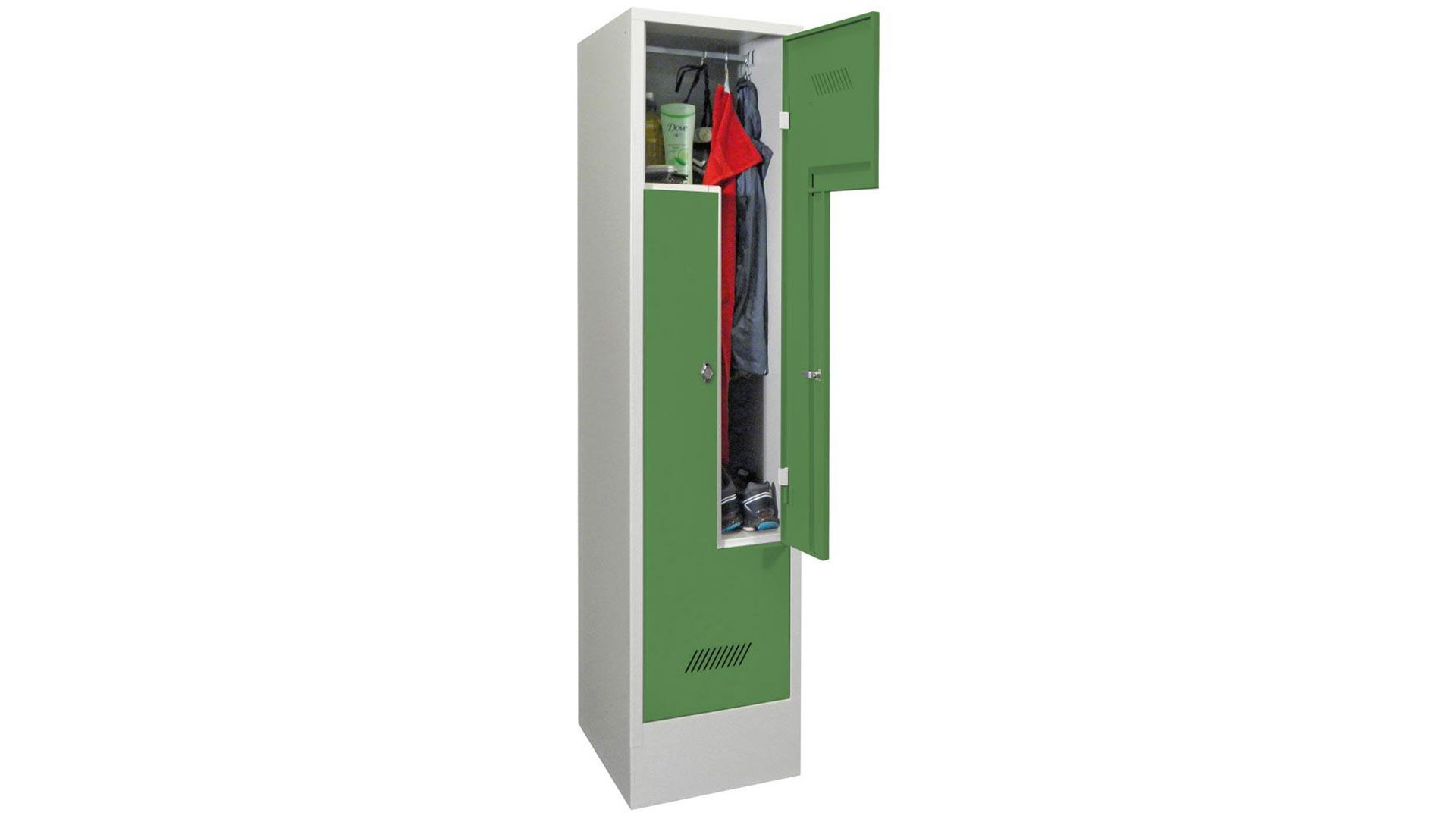 Z-Spind, Breite 40 cm, Höhe 185 cm, Tiefe 50 cm, 1 Abteil