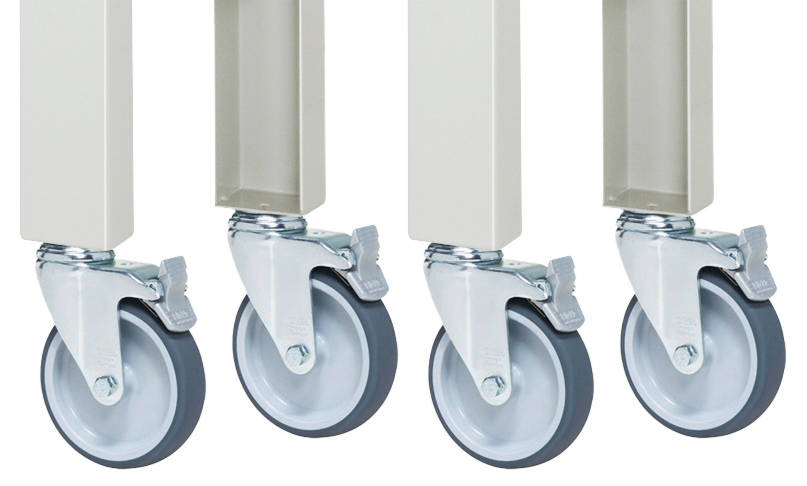 Fahrbare Werkbank Modell 7000,  BxTxH 1500x900x1000 mm,  Buche-Massiv Arbeitsplatte 40 mm