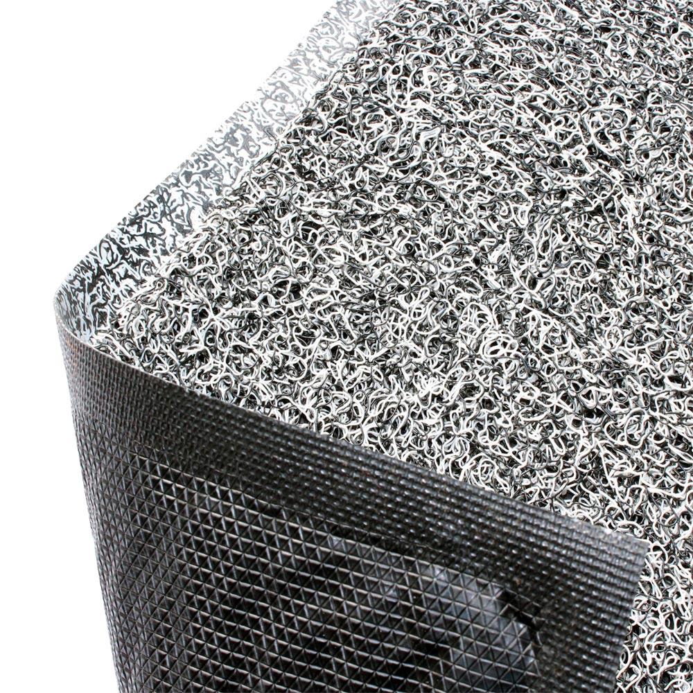 Schmutzfangmatte, Innenbereich, Vinyl mit Umrandung und Rückeneinfassung, LxB 900x1200 mm, schwarz/weiß