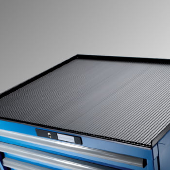 Lista Schubladenschrank - fahrbar - 14.245.020 - 890 x 564 x 572 mm (HxBxT) - 6 Schubladen - 75 kg - Key Lock - lichtgrau (RAL 7035)