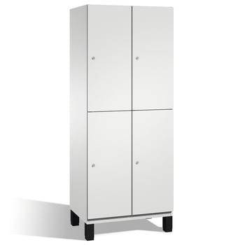 Fächerschrank, Breite 60 cm, Höhe 198 cm, Tiefe 52,5 cm, 4 Fächer