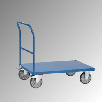 Fetra - Schiebebügelwagen mit Blechplattform - 500 kg Traglast - 948 x 509 x 975 mm (HxBxT)