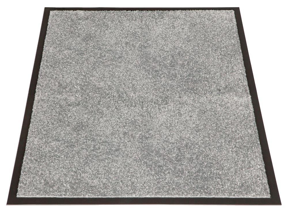Schmutzfangmatte Classic für den Innenbereich, mit 4-seitigem Randprofil, LxBxH 600x800x7 mm,hellgrau