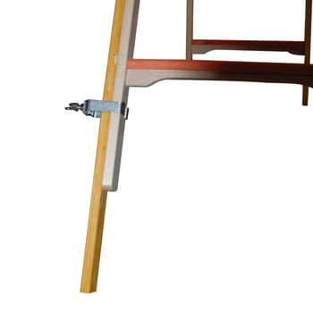Holz-Sprossenstehleiter - beidseitig begehbar - 2x8 Sprossen - Länge 2.360 mm - Holzleiter - Hymer