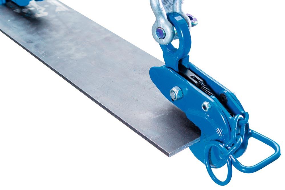 Hebeklemme, Tragfähigkeit 500 kg, Sicherheitsverriegelung