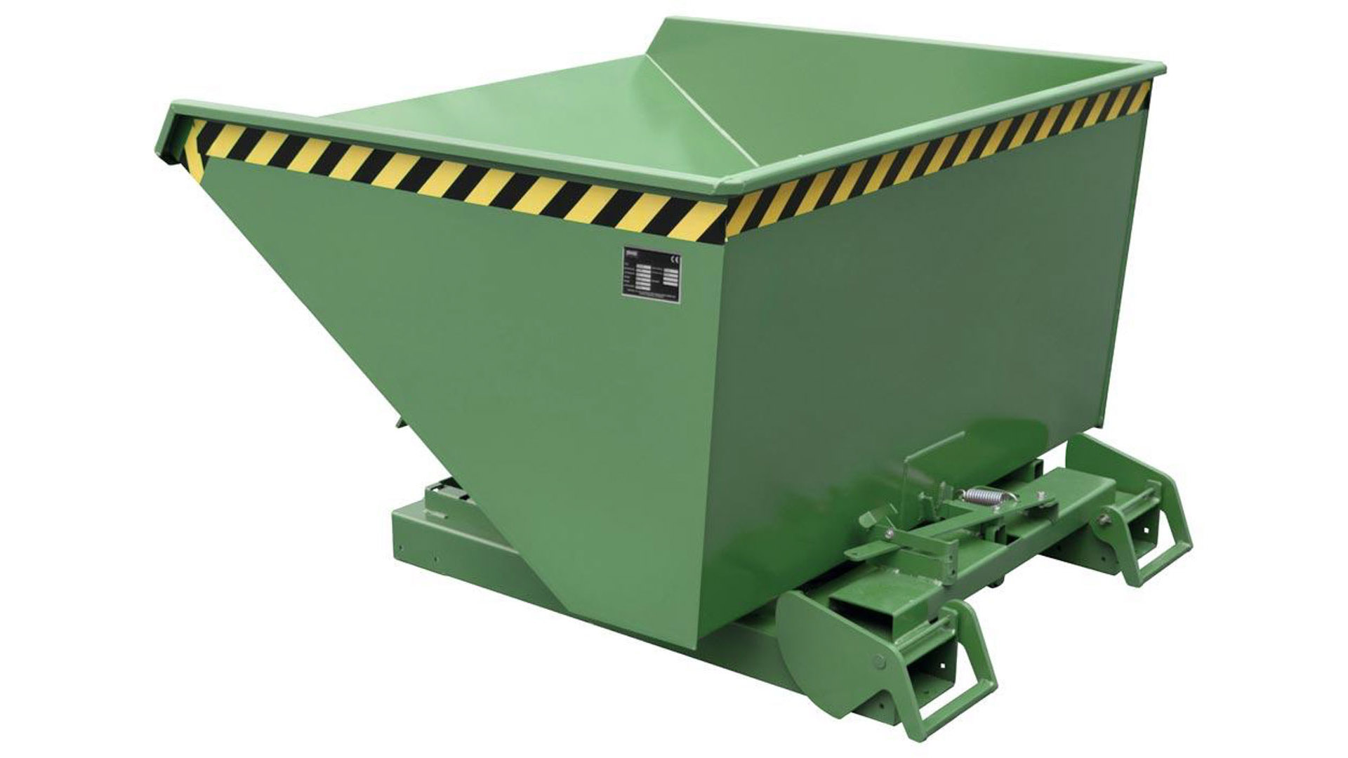 Muldenkippbehälter, automatisch