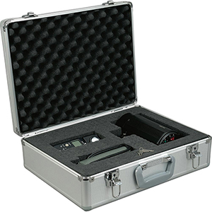 Multifunktions-Koffer, Aluminium, BxTxH 465x190x365 mm, Schaumstoffeinlage, silber