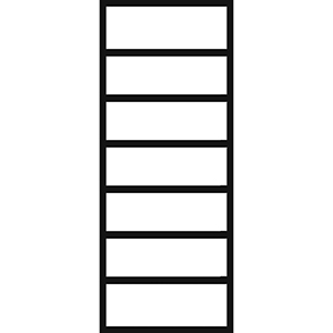Magazinschrank, ohne Türen, RAL 7035 lichtgrau, BxTxH 680x280x1740 mm