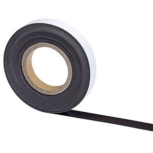 Magnetband, Rolle 10 m lang, 35 mm breit, 1 Seite selbstklebend, 1 Seite magnetisch, MINDESTABNAHME 2 Rollen