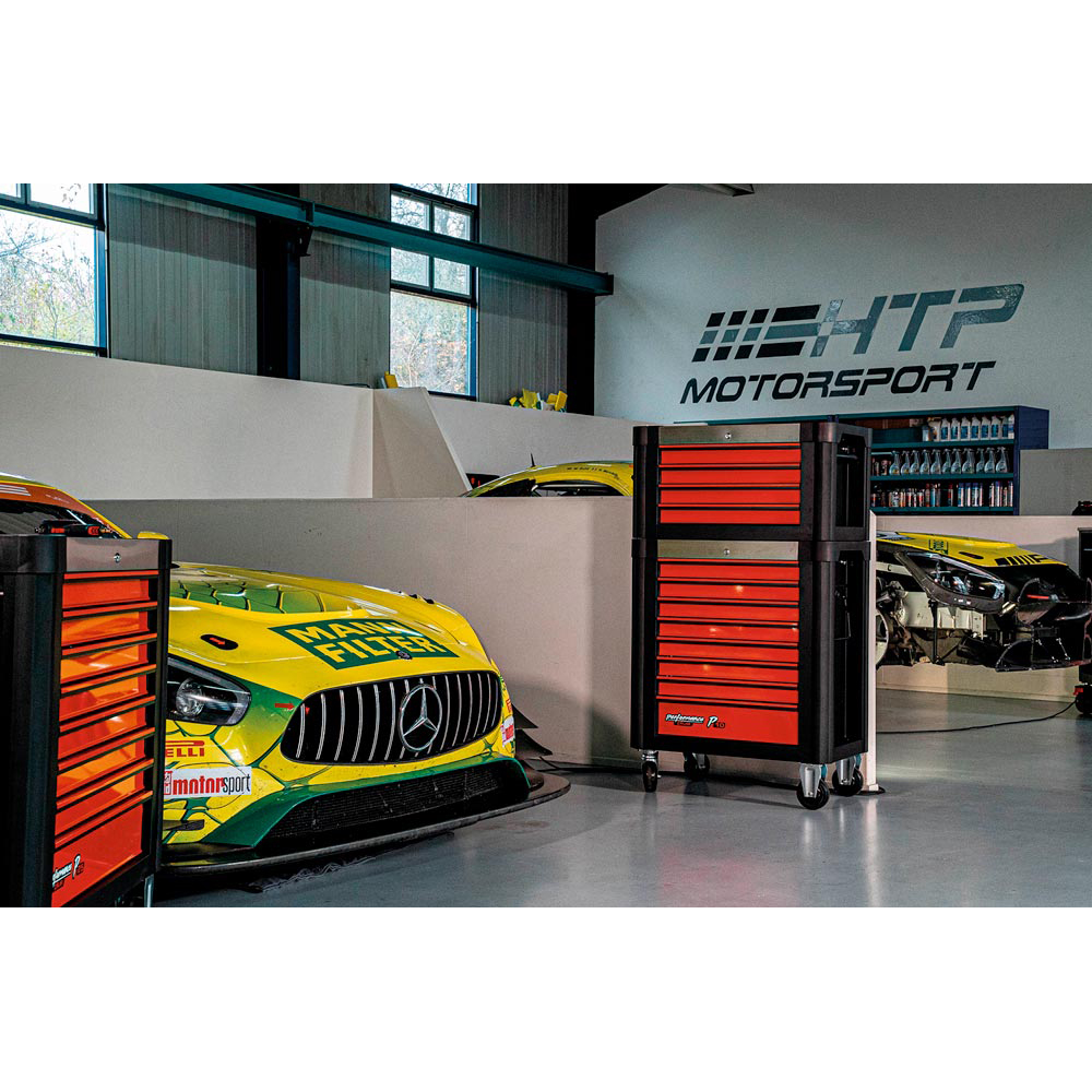 Werkstattwagen, 8 Schubladen, bestücktBxTxH 845x516x1023 mm, 262 Werkzeuge