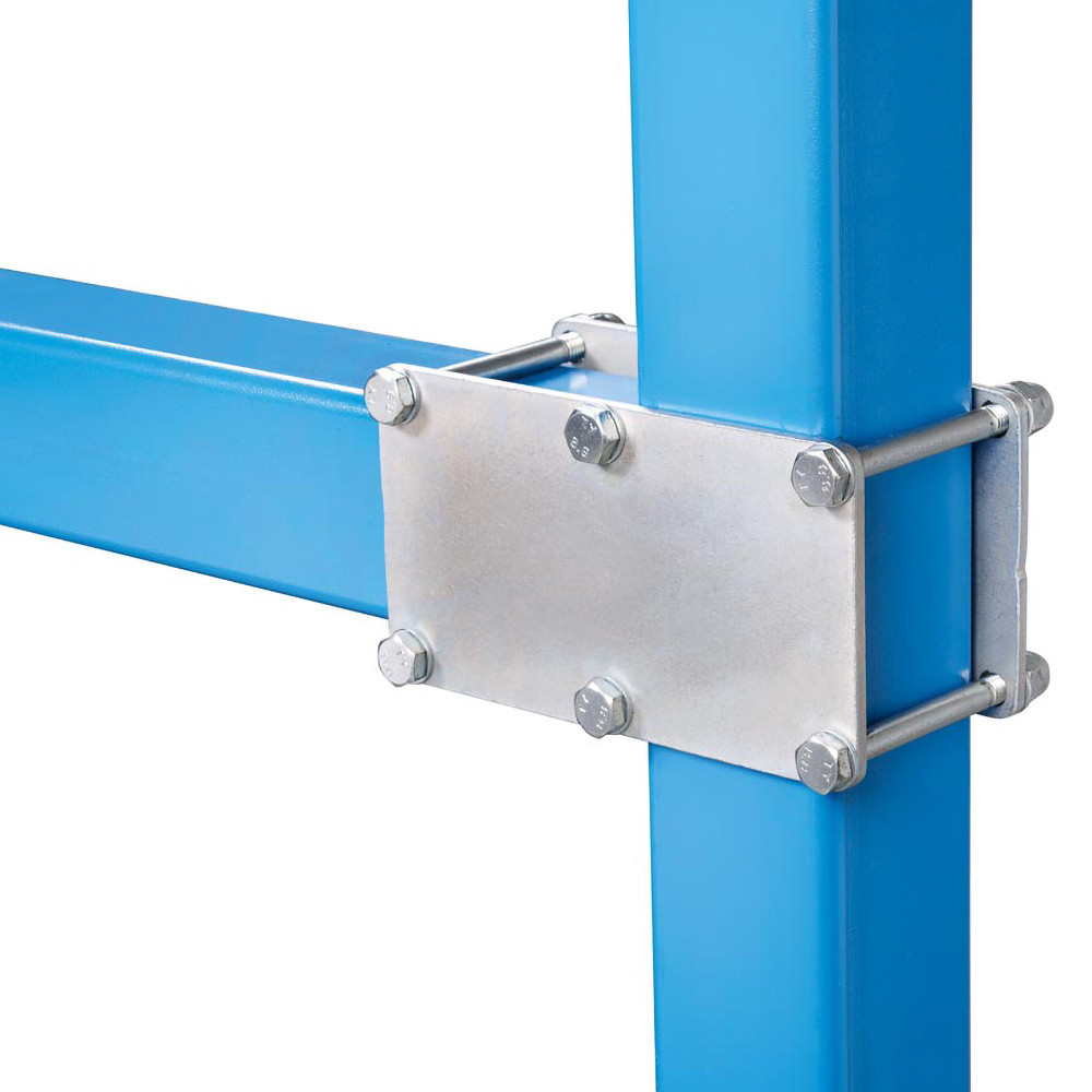 Anschlagmittel-Garderobe, fahrbar,  BxTxH 1890x900x1934 mm,  RAL 7035