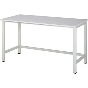 Werktisch, Unterbau 45x45 mm, Platte Melaminharz, BxTxH 1500x800x825 mm