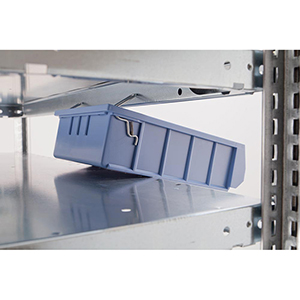 Sicherungsbügel für Regalkästen, Breite 234 mm, VE 10 Stück