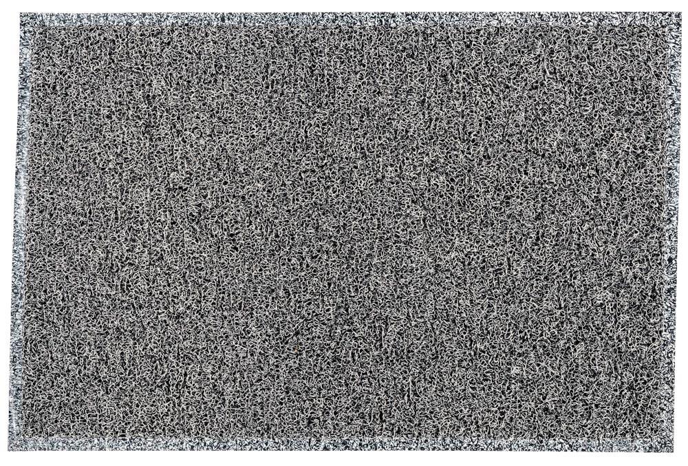 Schmutzfangmatte, Innenbereich, Vinyl mit Umrandung und Rückeneinfassung, LxB 900x1200 mm, schwarz/weiß