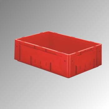 Schwerlast Eurobox - Eurokiste - Volumen 31 l - Boden und Wände geschlossen - 175 x 400 x 600 mm (HxBxT) - VE 2 Stk. - GRÜN (Beispielabbildung in rot)