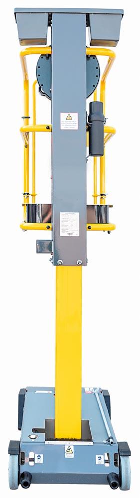 Kurbellift, maximale Arbeitshöhe 3,50m, Plattformgröße B x T 0,6 x 0,72m