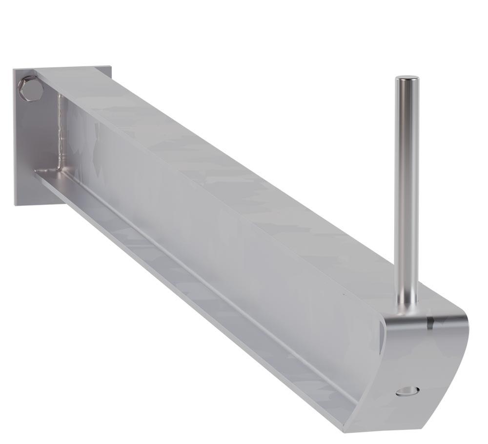 Abrolldorn, 16/150, für Schwerlast-Kragarme