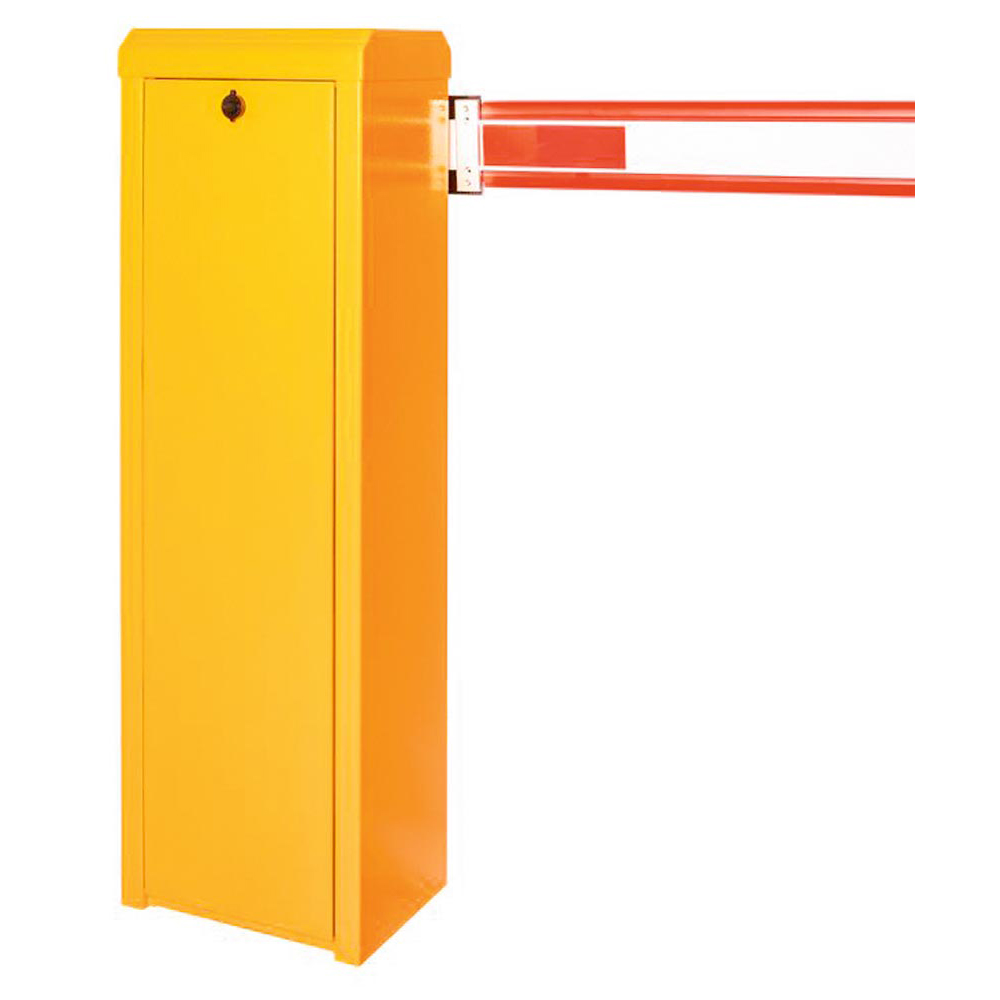 Elektromechanische Schranke RAL 9010, inkl.Pendelstütze und Handsender, Breite 2,0 m