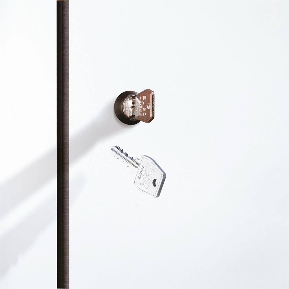 Zylinderschloss mit 2 Schlüsseln bis 1000 Schließungen