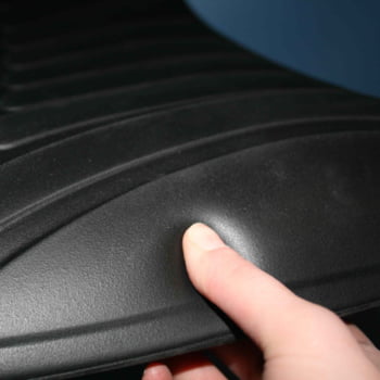Arbeitsstuhl - ergonomische Polster - Sitzhöhe 440-630 mm - PU supersoft, schwarz - Kunststoff Fußkreuz - Gleiter