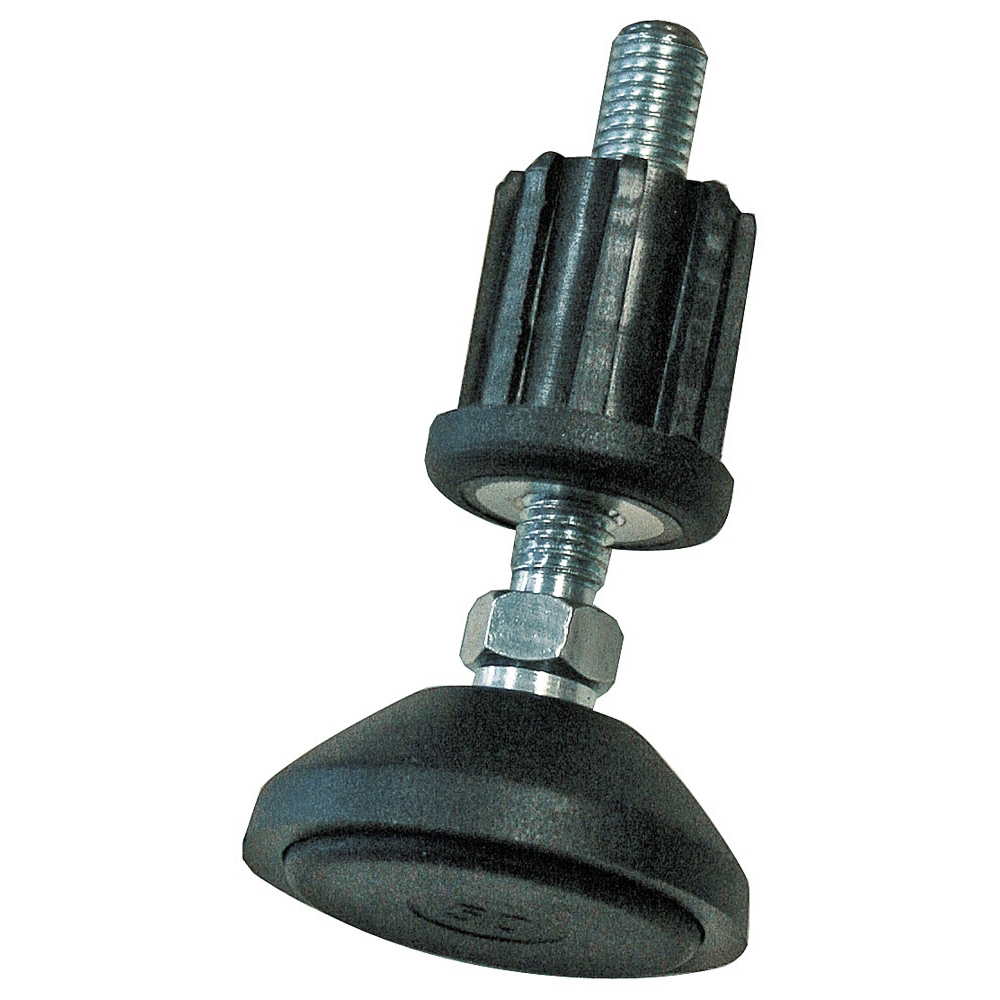 Fußplatte mit Gummiauflage