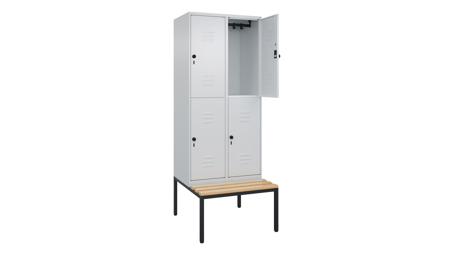 Fächerschrank, Breite 80 cm, Höhe 212 cm, Tiefe 50 cm,  Fächer