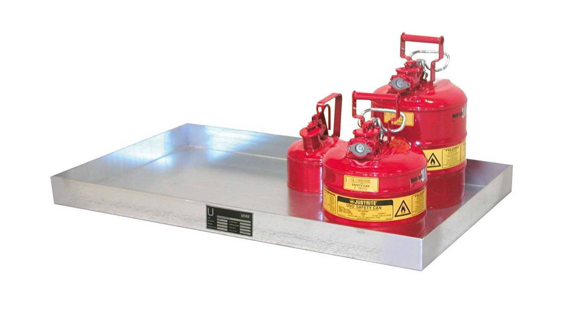 Kleingebindewanne - Volumen 20 l - (HxBxT) 60 x 940 x 370 mm - verzinkt