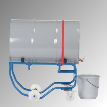 Fetra - Fasskipper für 200 l Fässer - Tragkraft 250 kg - fahrbar - Hebelstange