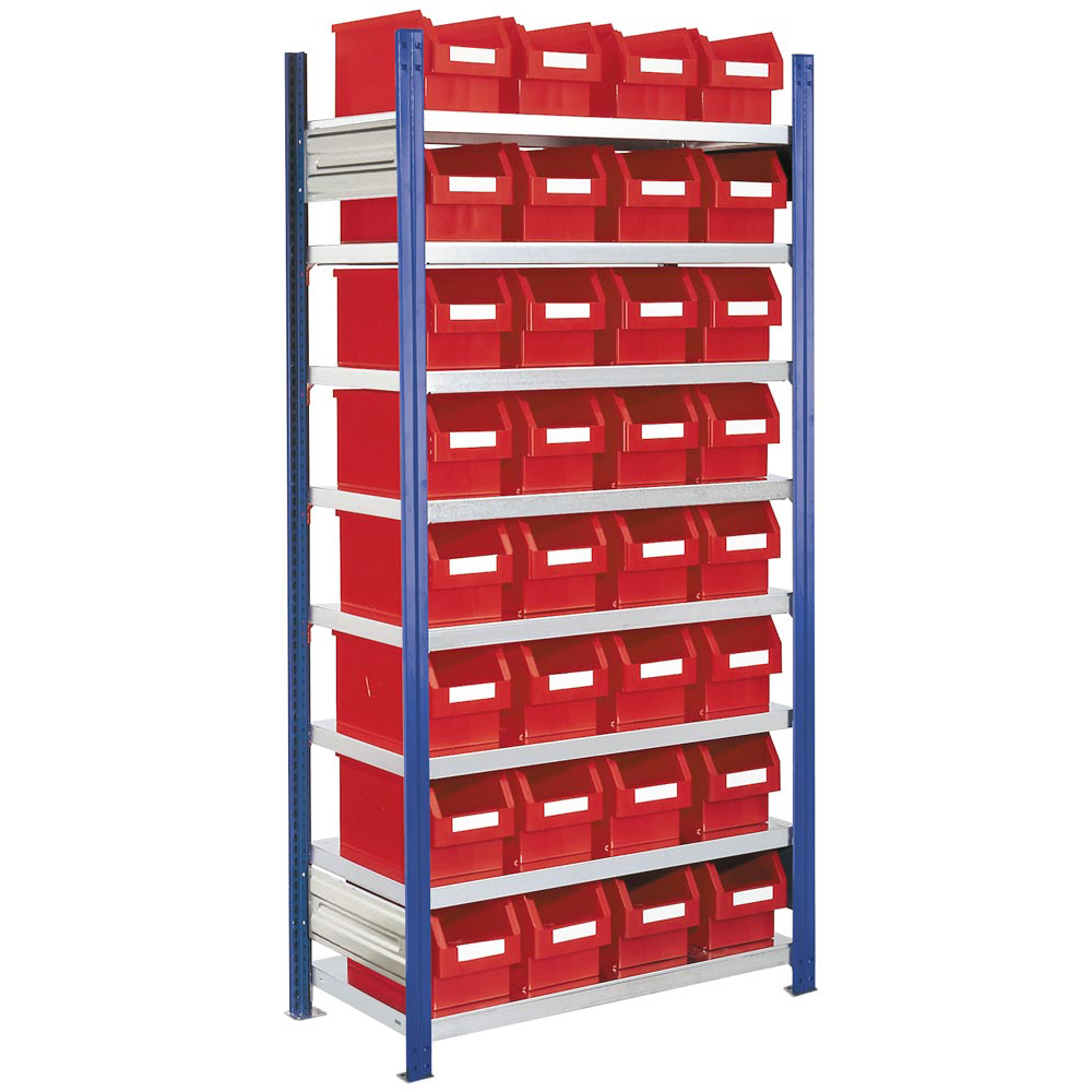 Kleinteileregal, Magazinregal - Ordnungsregal - Grundfeld