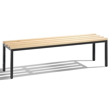 C+P Garderobenbank, Sitzbank für Umkleide in Verein oder Schule, Breite 150 cm, Höhe 42 cm, Tiefe 35,3 cm