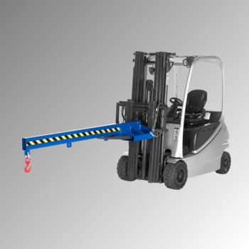 Lastarm - Länge 2.400 mm - Traglast bis zu 1.000 kg - enzianblau