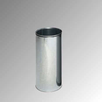 Mülleimer mit Einwurfklappe - 52 l - verkehrsweiß