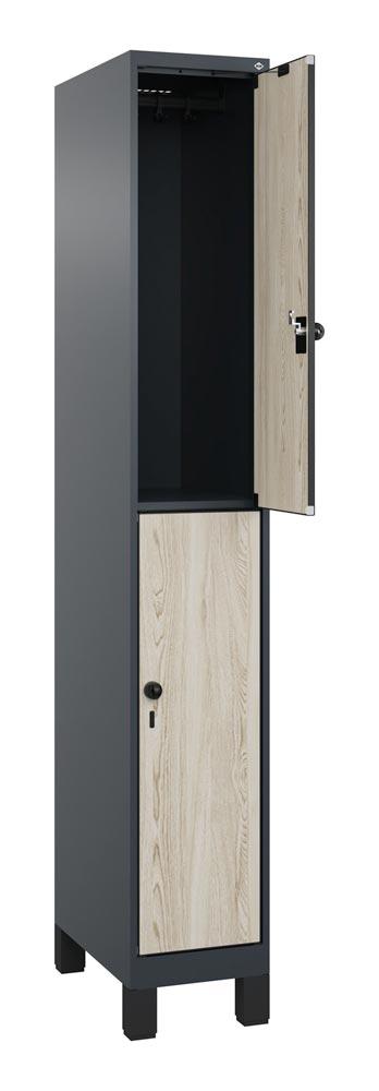 Fächerschrank, doppelstöckig