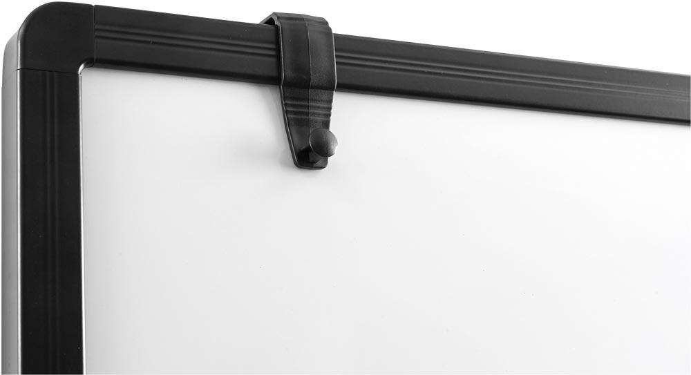 Moderationswand fahrbar, 3 in 1, Whitboard, Pinnwand, Flipchart,Tafelgröße BxH 1500x1200 mm, Gesamthöhe 1977-2277 mm