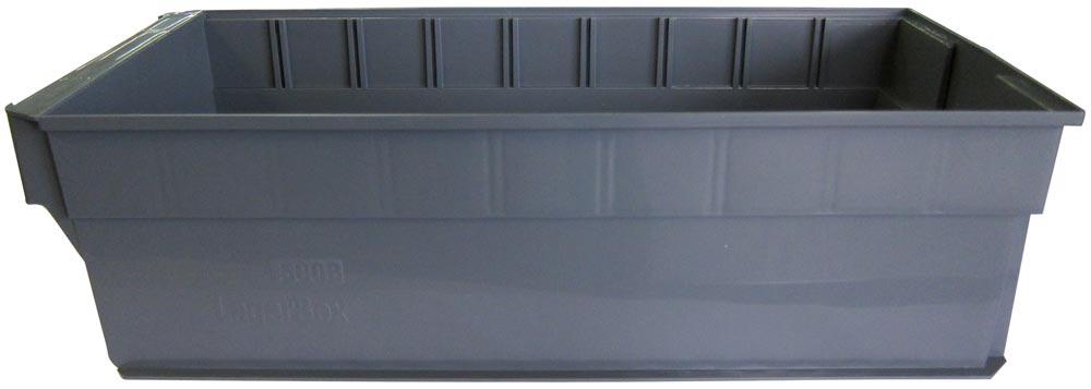 Regalkasten - LxBxH 400x183x81mm - 15 Stück Lagerkasten Regalkasten - eisengrau