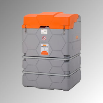 Mobile Outdoor Diesel Tankanlage mit Klappdeckel